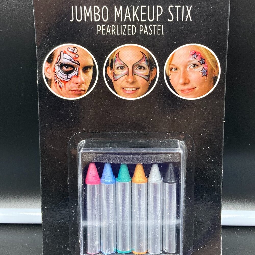 Wolf Novelties Jumbo Makeup Stix Pearlized Pastel